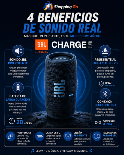 HydroBeat Xtreme JBL Charge 5