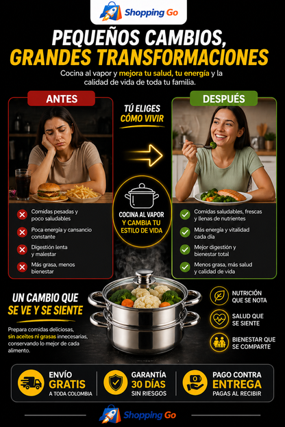Olla de Cocina al Vapor