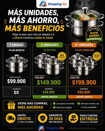 Olla de Cocina al Vapor