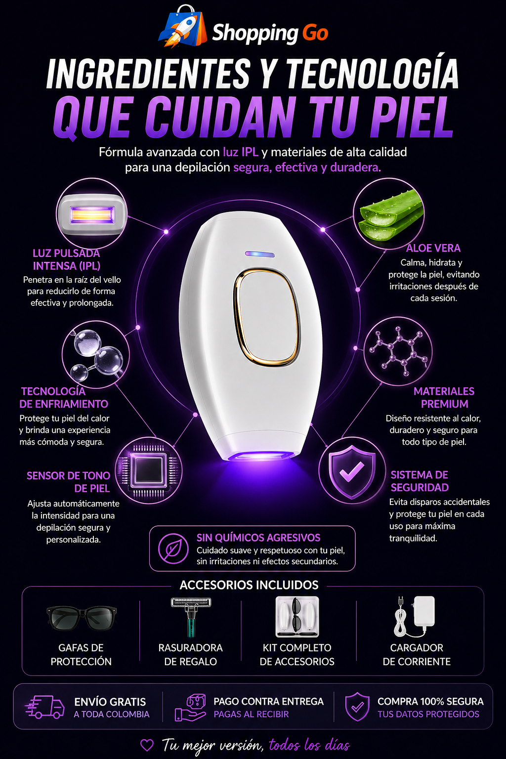 DEPILADORA LASER IPL