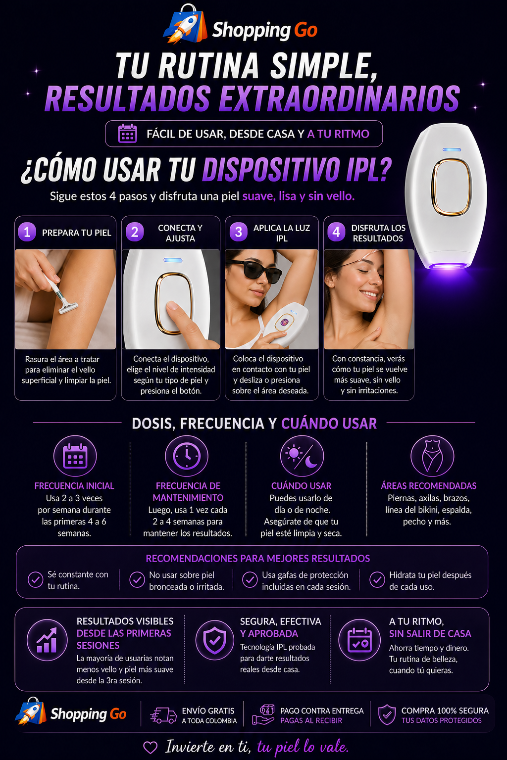 DEPILADORA LASER IPL
