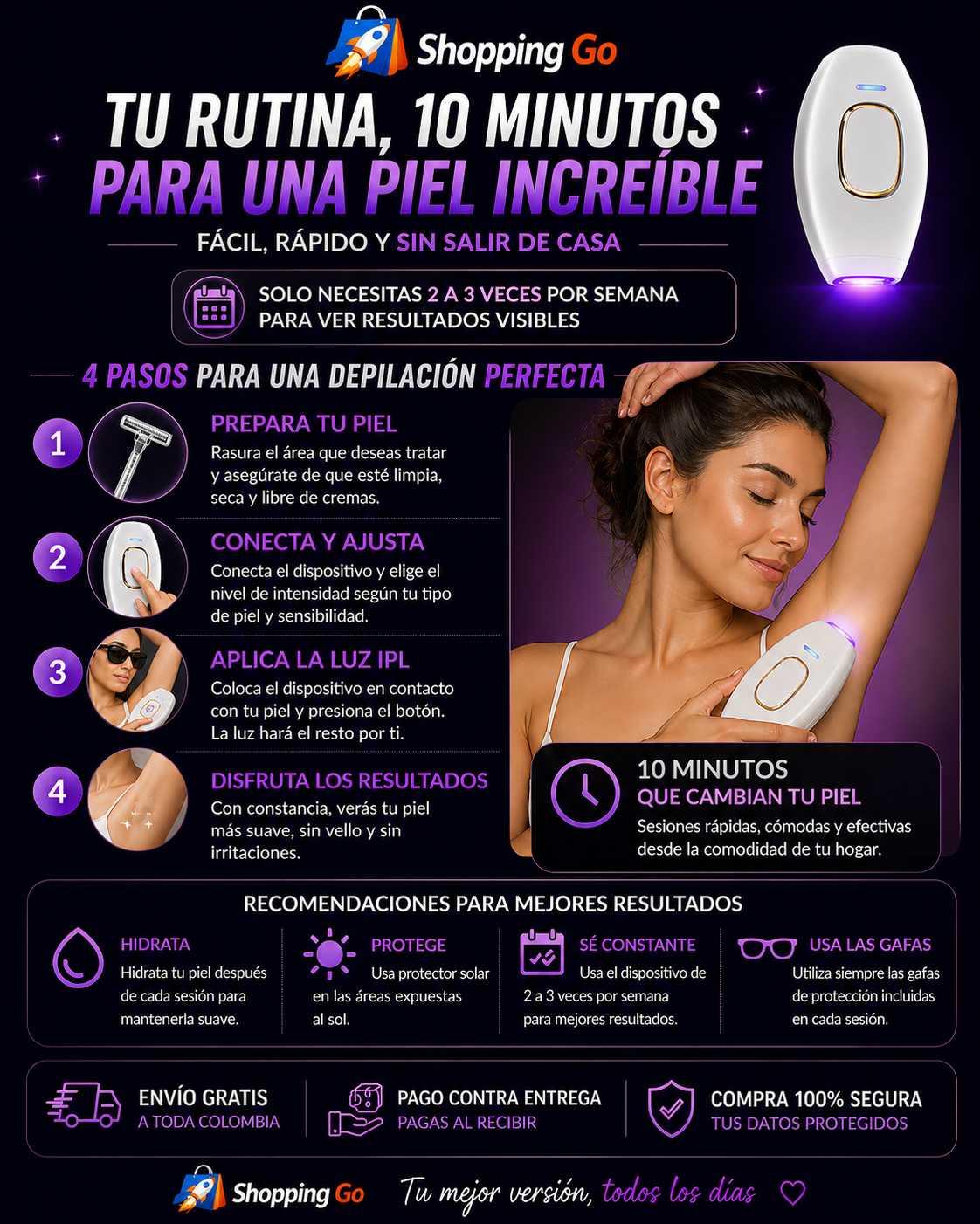 DEPILADORA LASER IPL