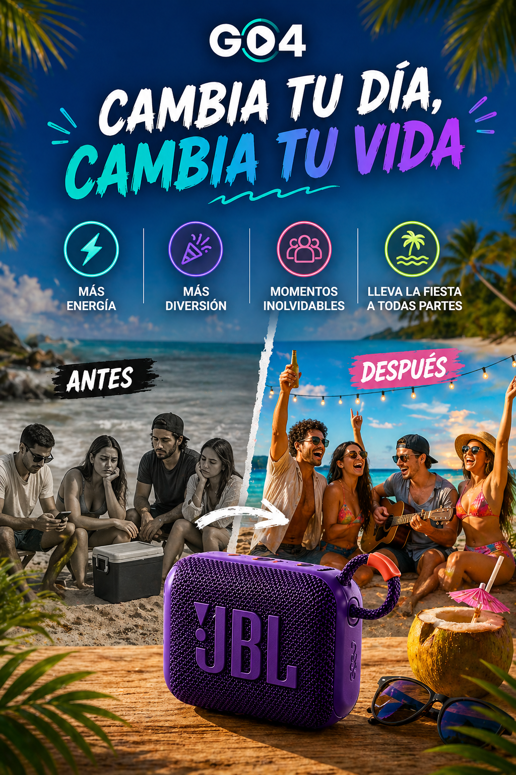 Parlante JBL GO4