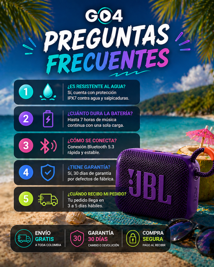 Parlante JBL GO4