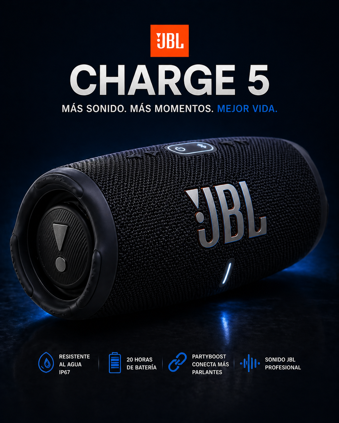 HydroBeat Xtreme JBL Charge 5